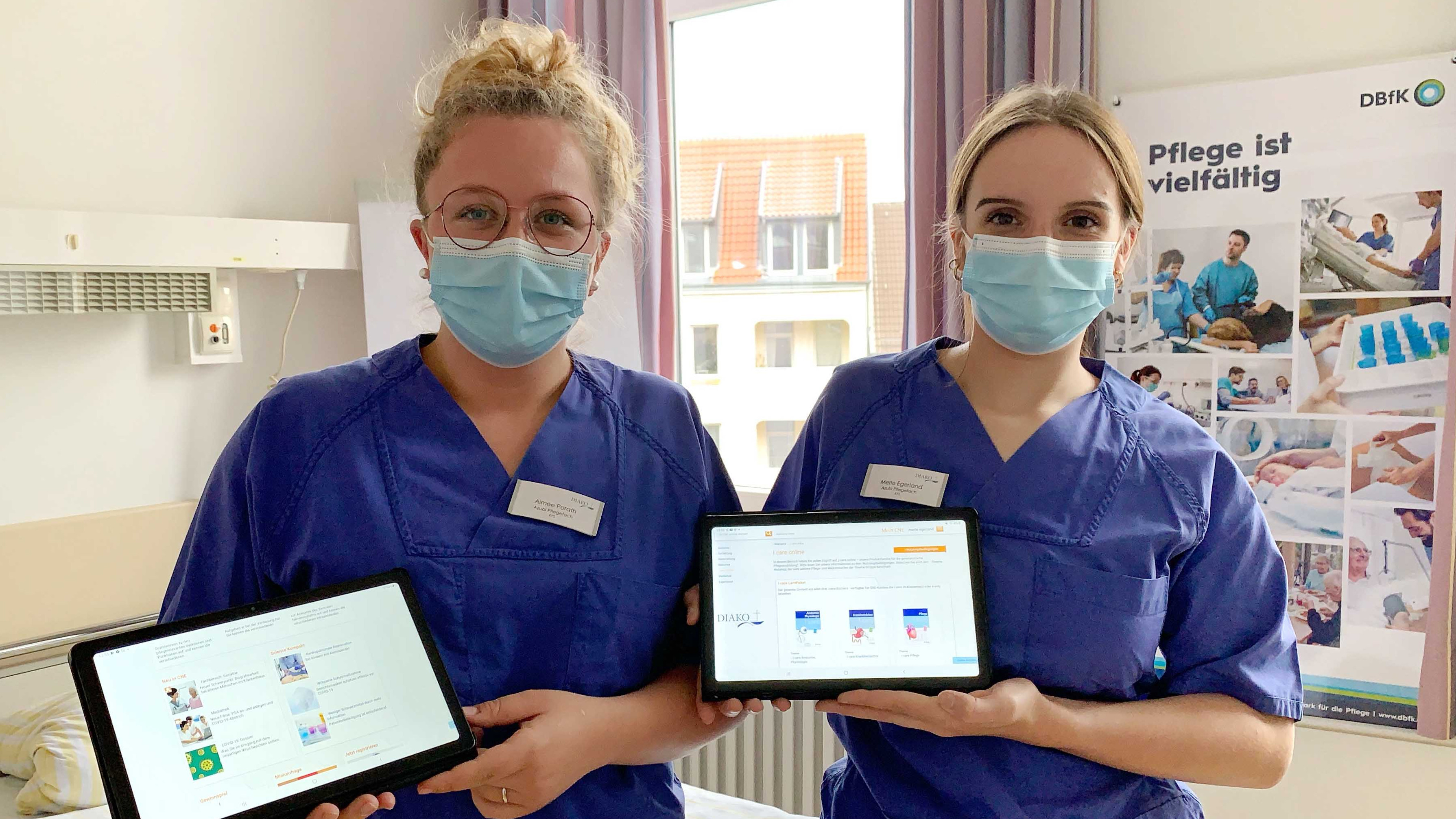 Tablets_Azubis_Pflege_Diakoweb